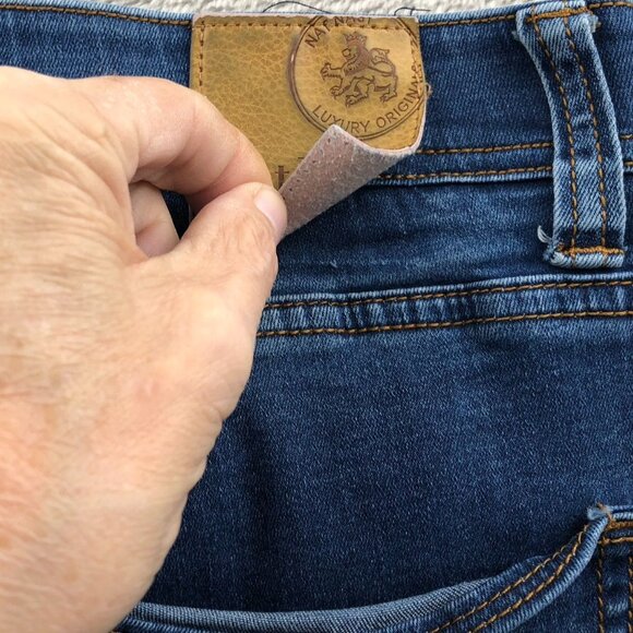 Nat Nast Men Jeans Size 32x30 Slim Straight Leg Casual Blue Denim Cotton Stretch - Picture 4 of 16